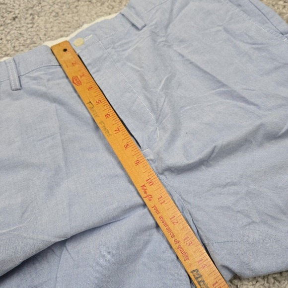 Polo Ralph Lauren Shorts Mens 40 Blue Chino Classic Fit Flat Front Preppy - Picture 10 of 13